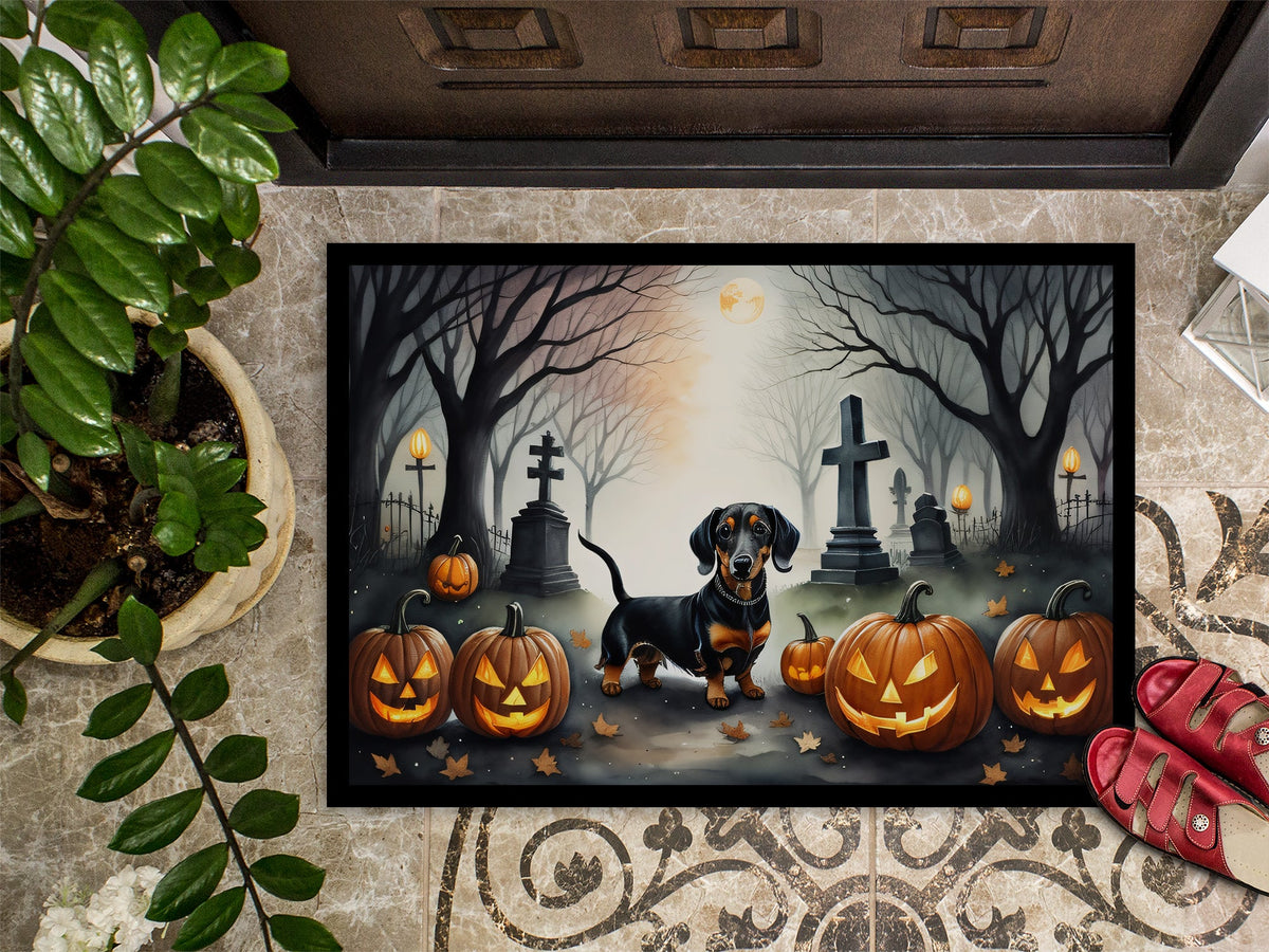 Dachshund Spooky Halloween Doormat - Grab & Glow
