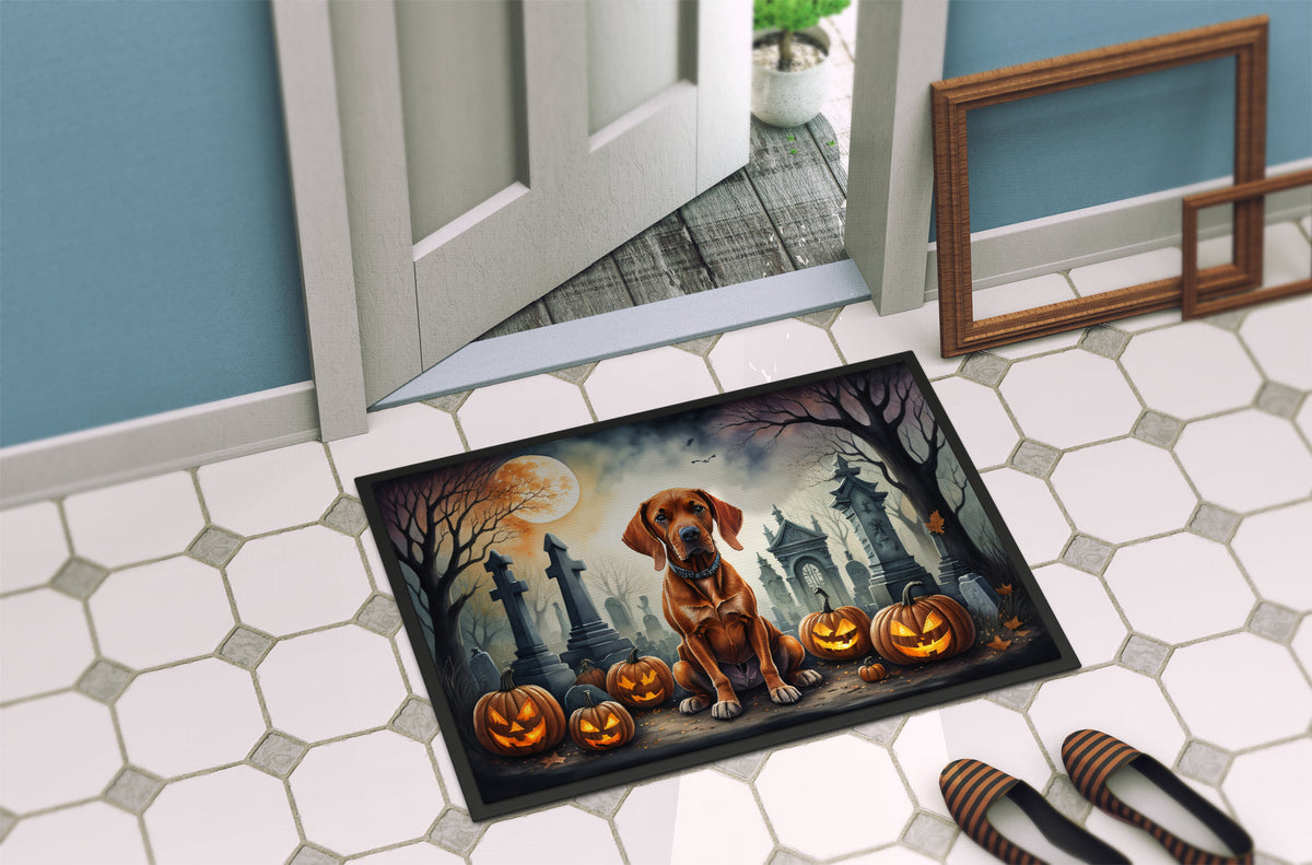 Vizsla Spooky Halloween Doormat - Grab & Glow
