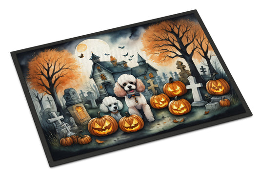 Poodle Spooky Halloween Doormat - Grab & Glow