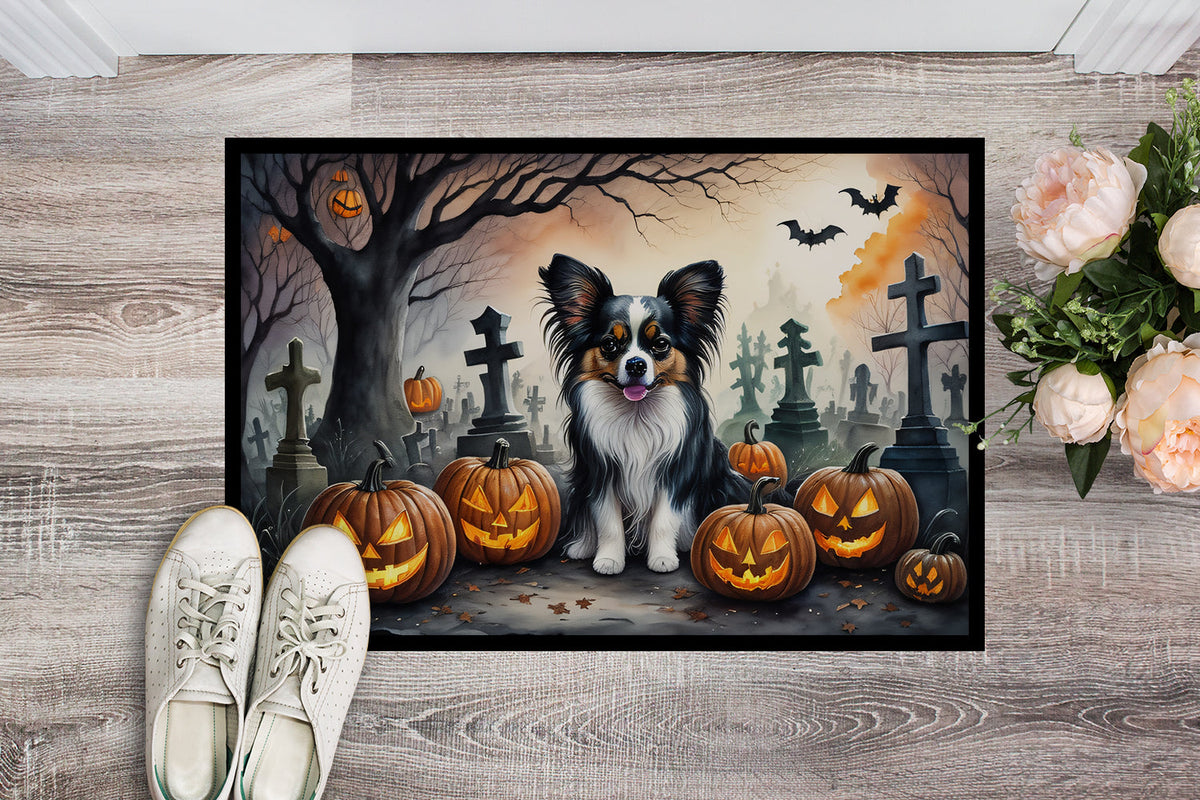 Papillon Spooky Halloween Doormat - Grab & Glow
