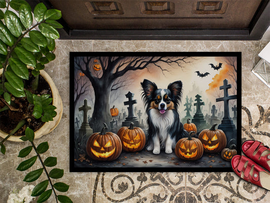 Papillon Spooky Halloween Doormat - Grab & Glow