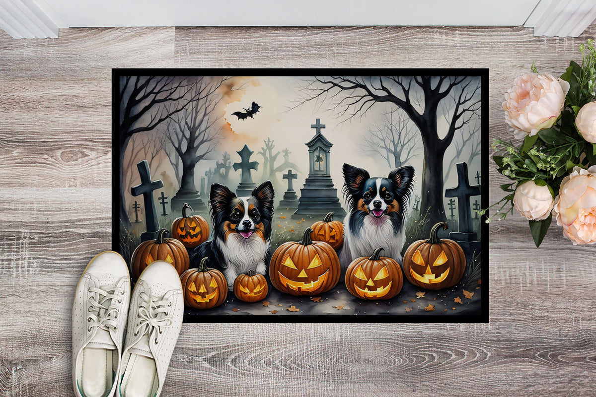 Papillon Spooky Halloween Doormat - Grab & Glow