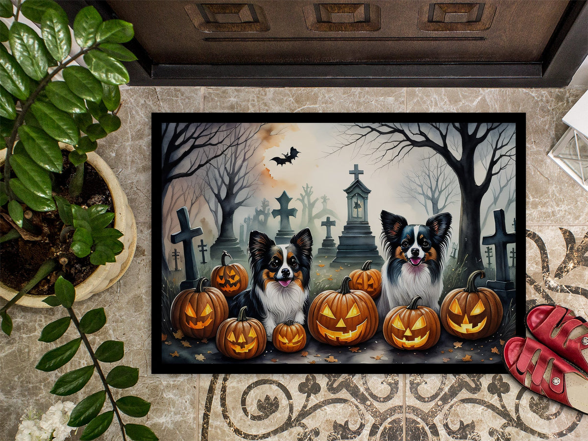 Papillon Spooky Halloween Doormat - Grab & Glow