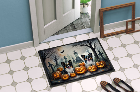 Papillon Spooky Halloween Doormat - Grab & Glow