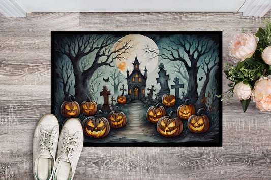 Graveyard Spooky Halloween Doormat - Grab & Glow