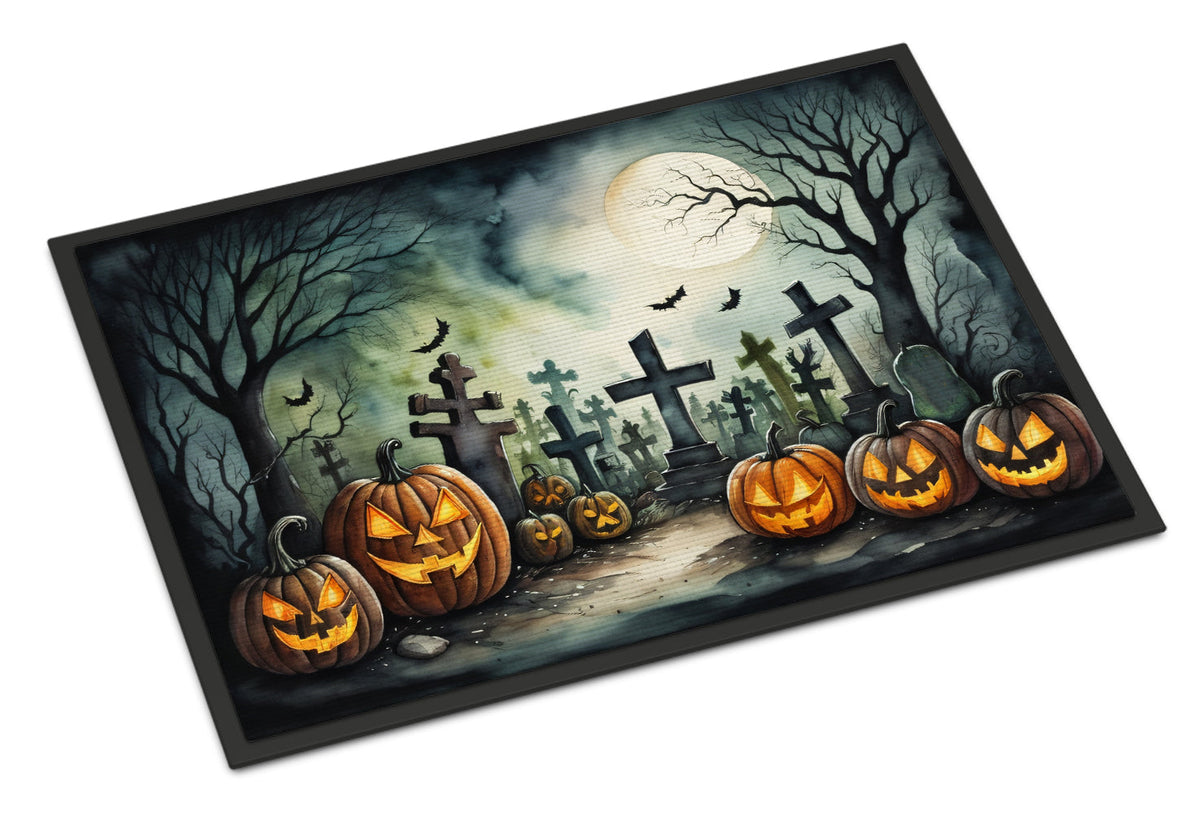 Graveyard Spooky Halloween Doormat - Grab & Glow