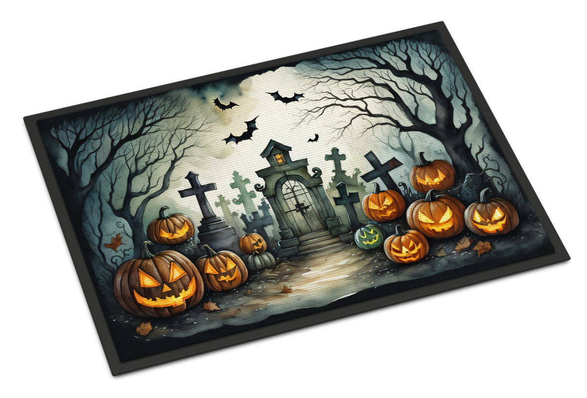 Graveyard Spooky Halloween Doormat - Grab & Glow