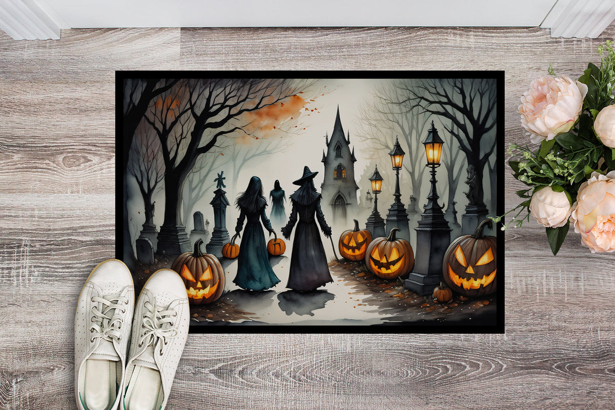 Vampires Spooky Halloween Doormat - Grab & Glow