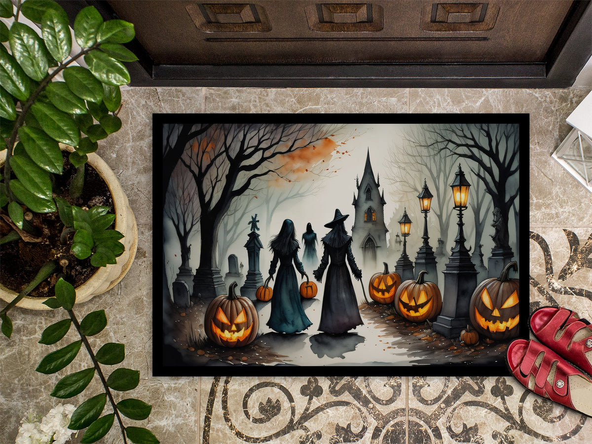 Vampires Spooky Halloween Doormat - Grab & Glow