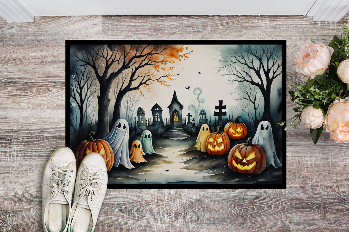 Ghosts Spooky Halloween Doormat - Grab & Glow