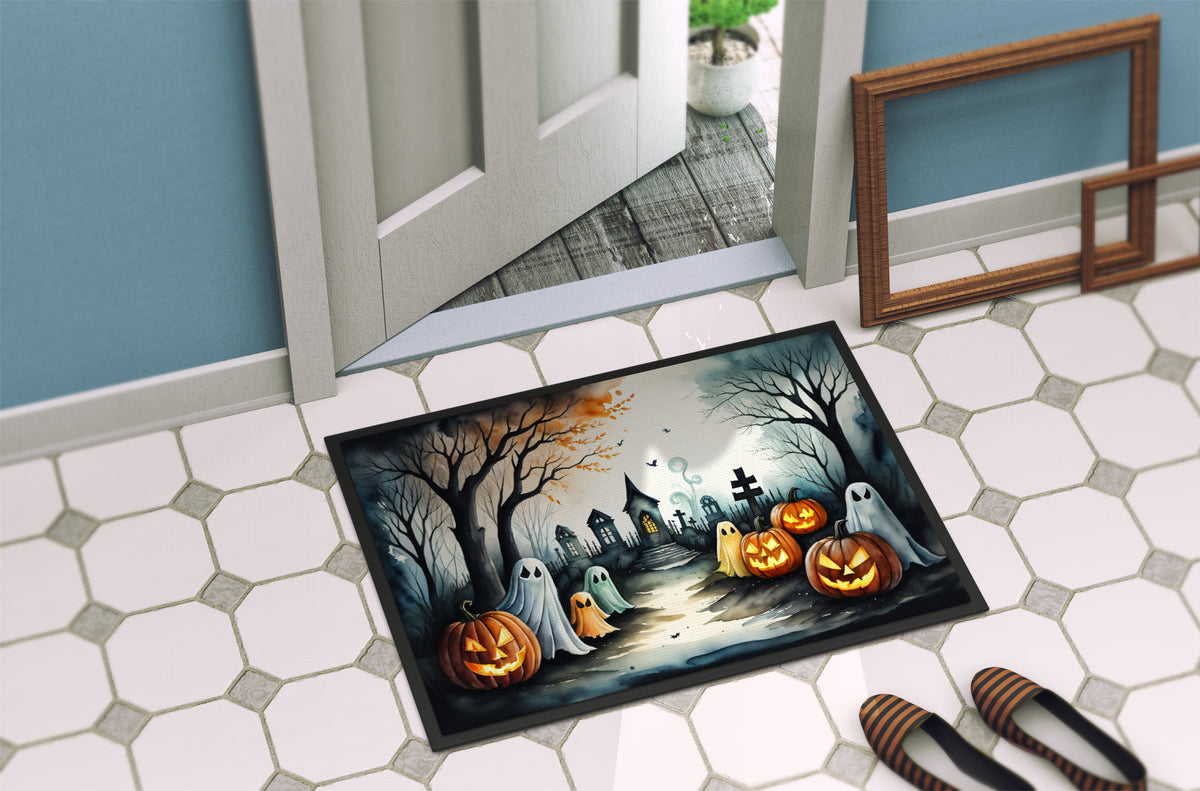 Ghosts Spooky Halloween Doormat - Grab & Glow
