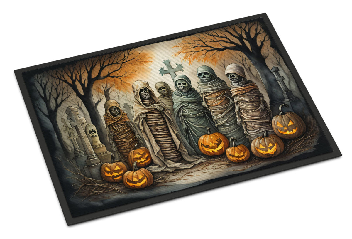 Mummies Spooky Halloween Doormat - Grab & Glow