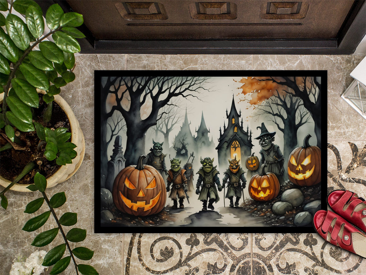 Orcs Spooky Halloween Doormat - Grab & Glow