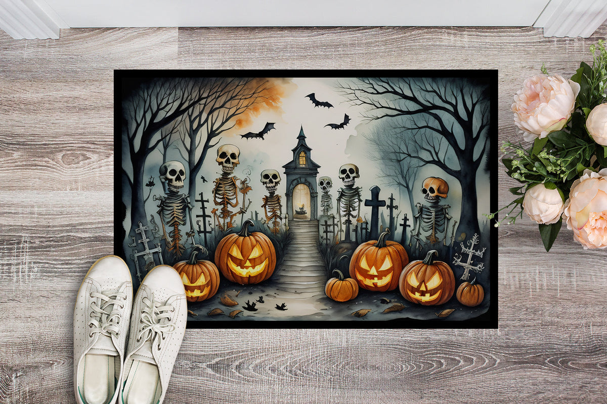 Skeleton Spooky Halloween Doormat - Grab & Glow