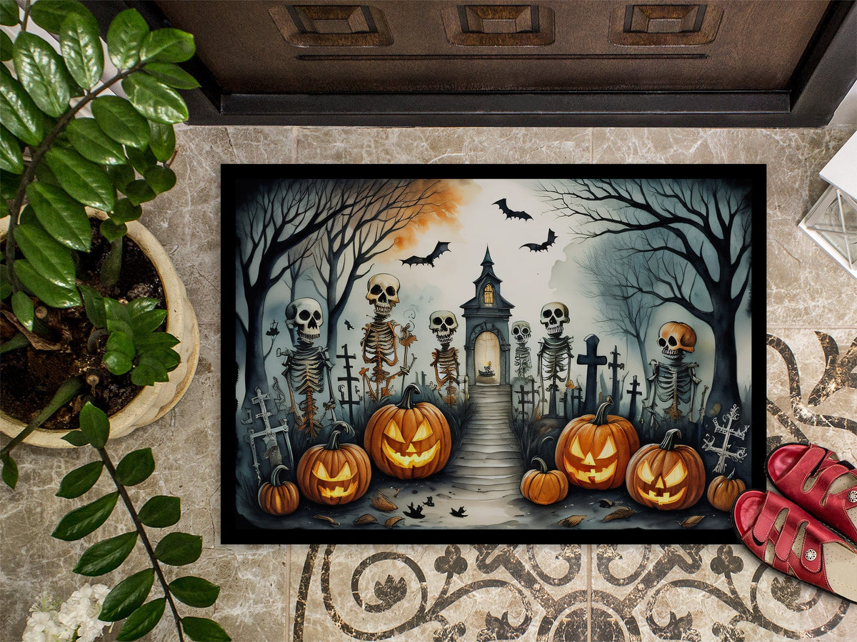 Skeleton Spooky Halloween Doormat - Grab & Glow