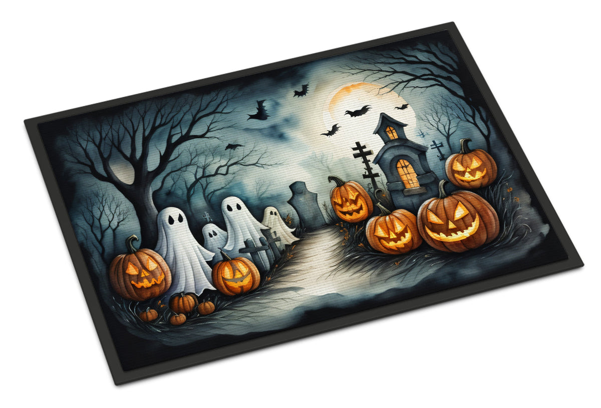 Ghosts Spooky Halloween Doormat - Grab & Glow
