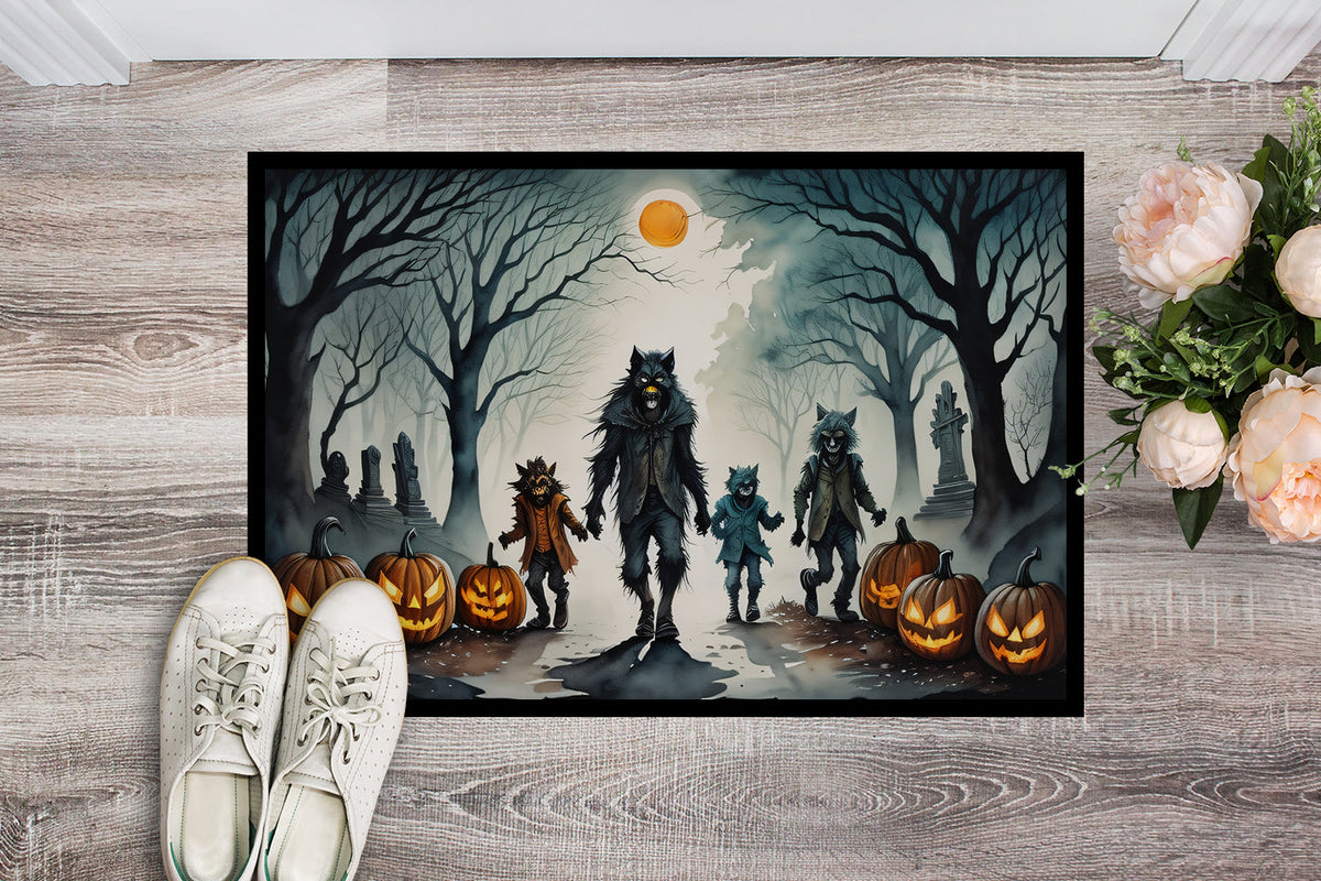 Werewolves Spooky Halloween Doormat - Grab & Glow