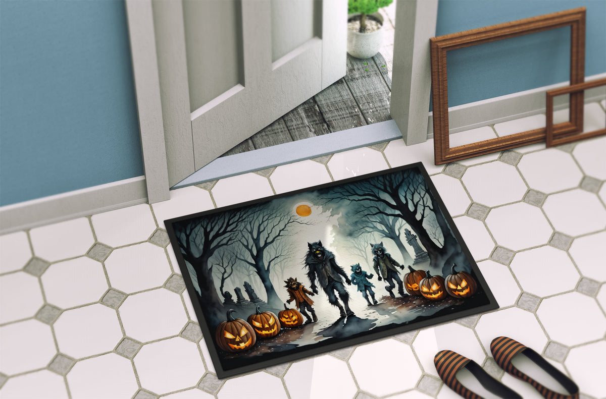 Werewolves Spooky Halloween Doormat - Grab & Glow