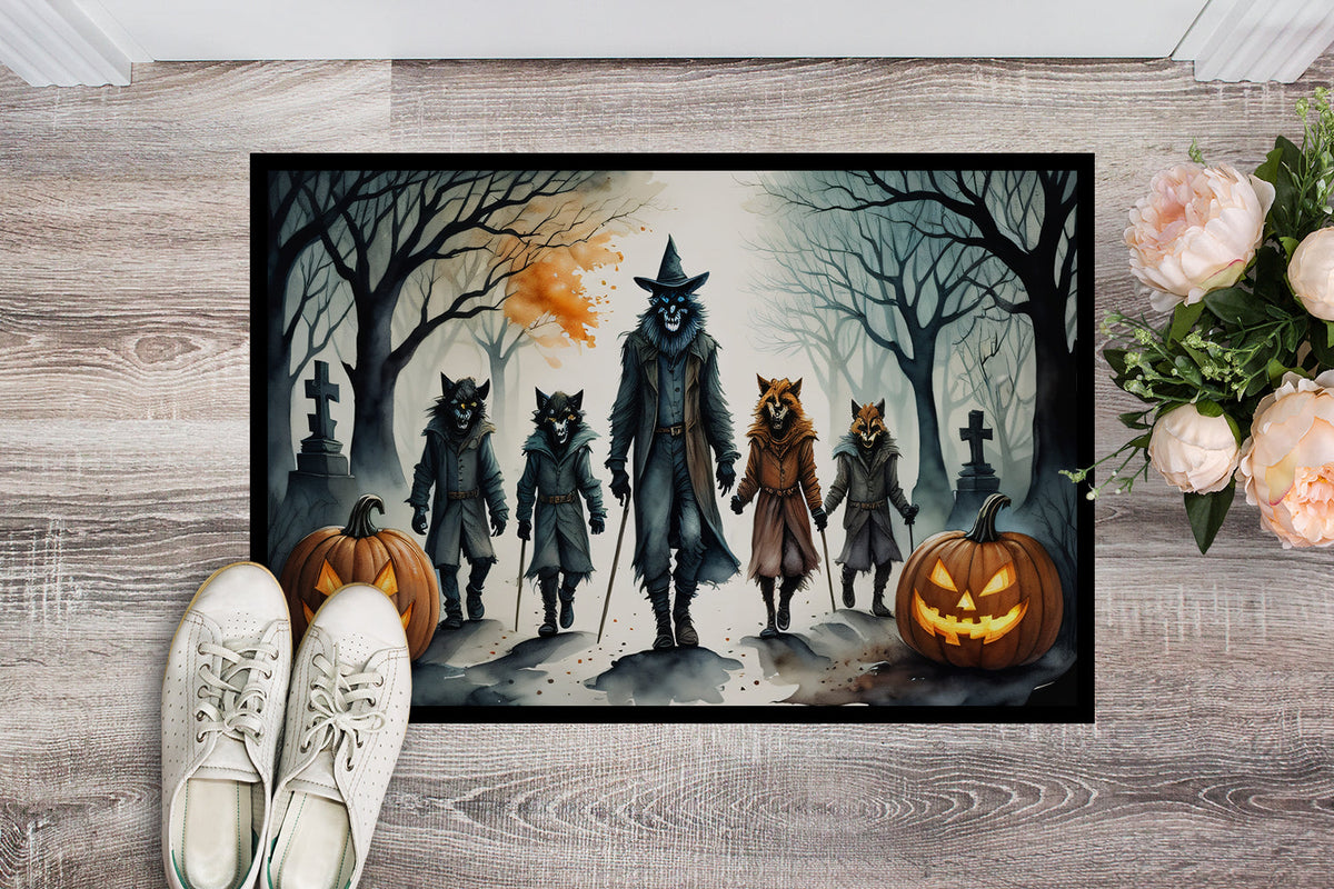 Werewolves Spooky Halloween Doormat - Grab & Glow