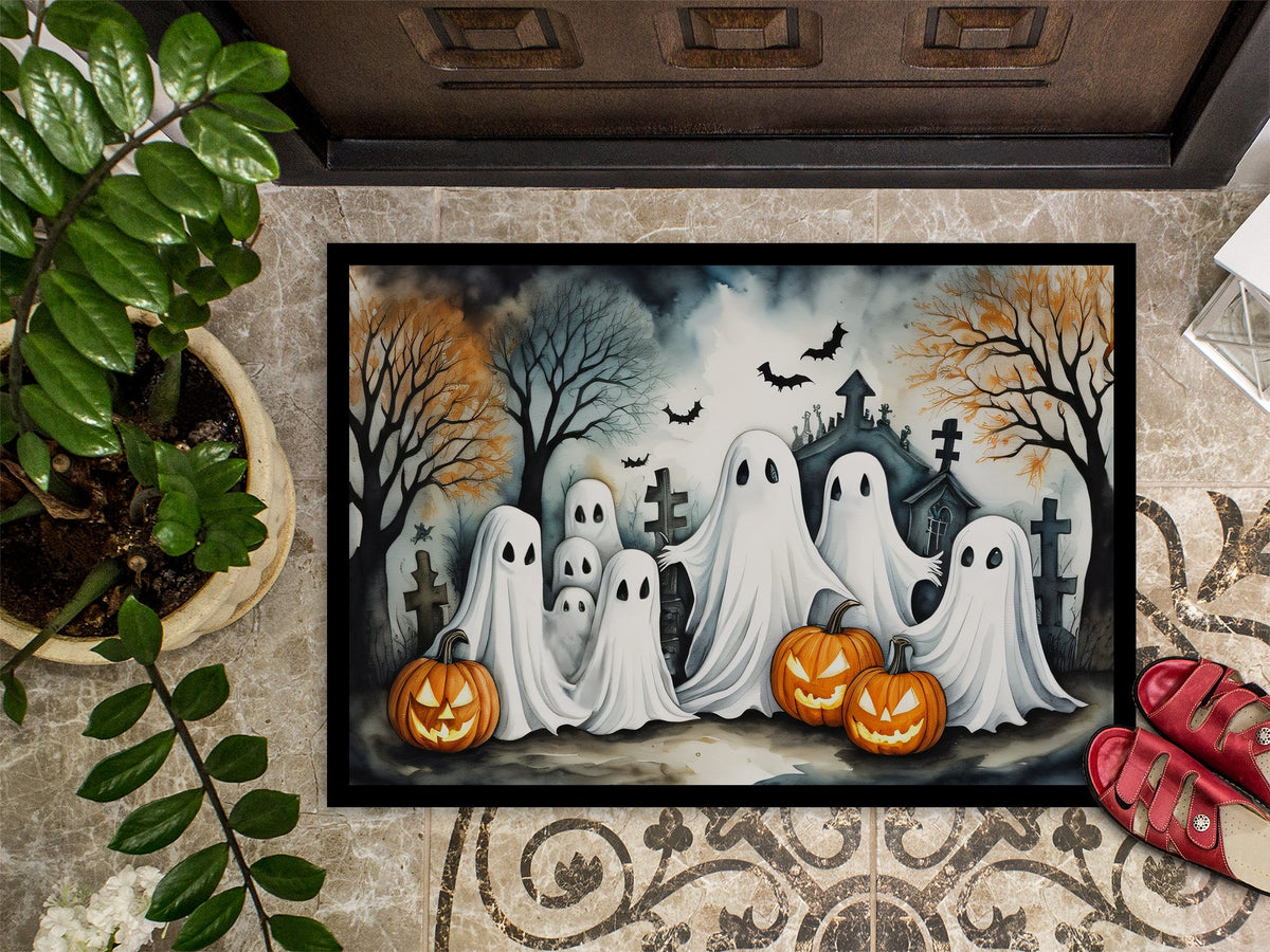 Ghosts Spooky Halloween Doormat - Grab & Glow