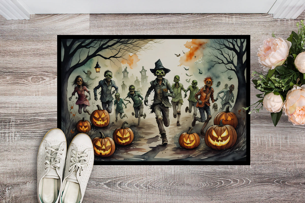 Zombies Spooky Halloween Doormat - Grab & Glow