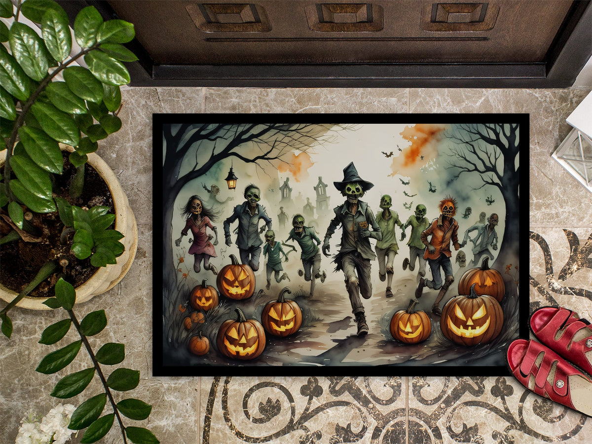 Zombies Spooky Halloween Doormat - Grab & Glow
