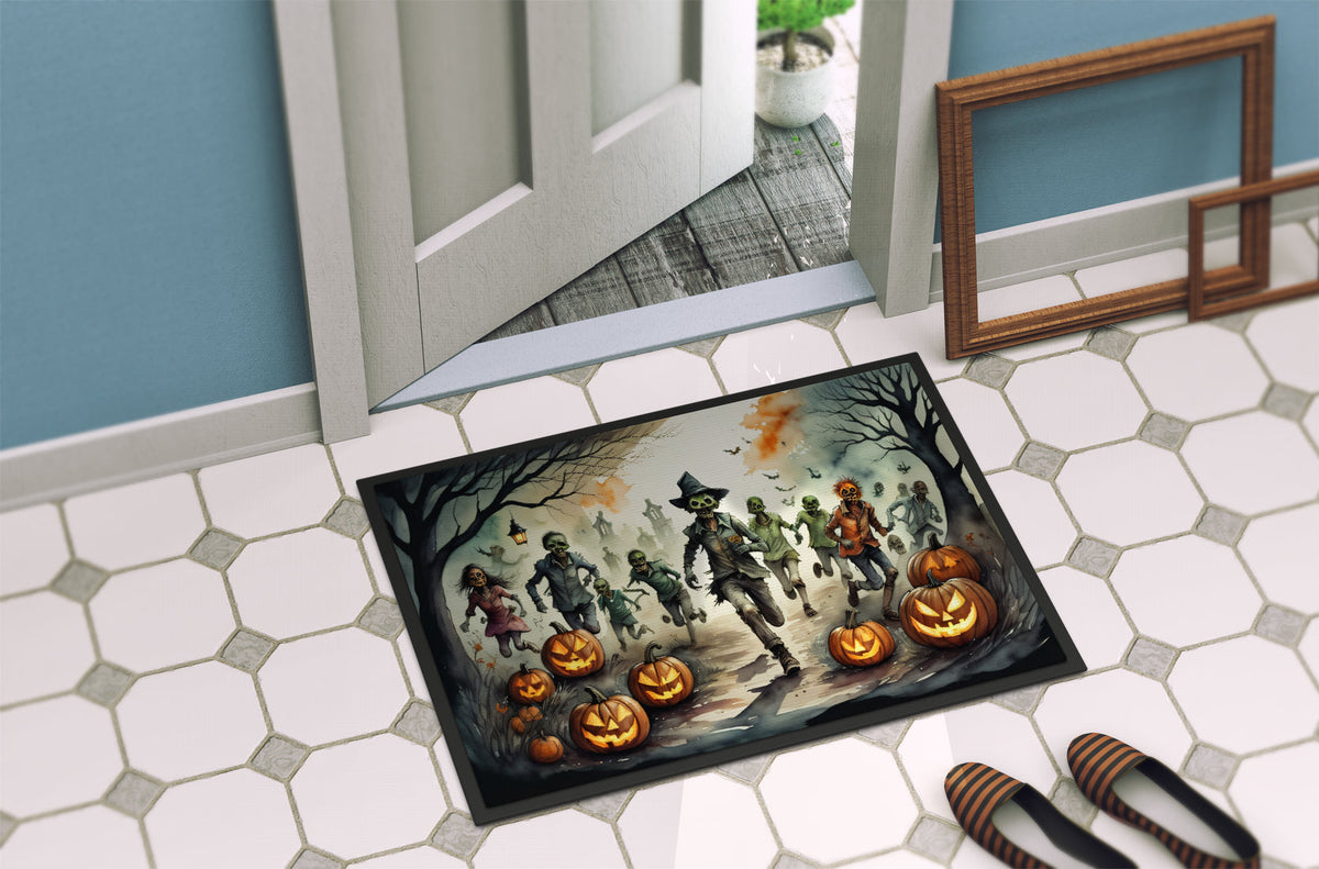 Zombies Spooky Halloween Doormat - Grab & Glow