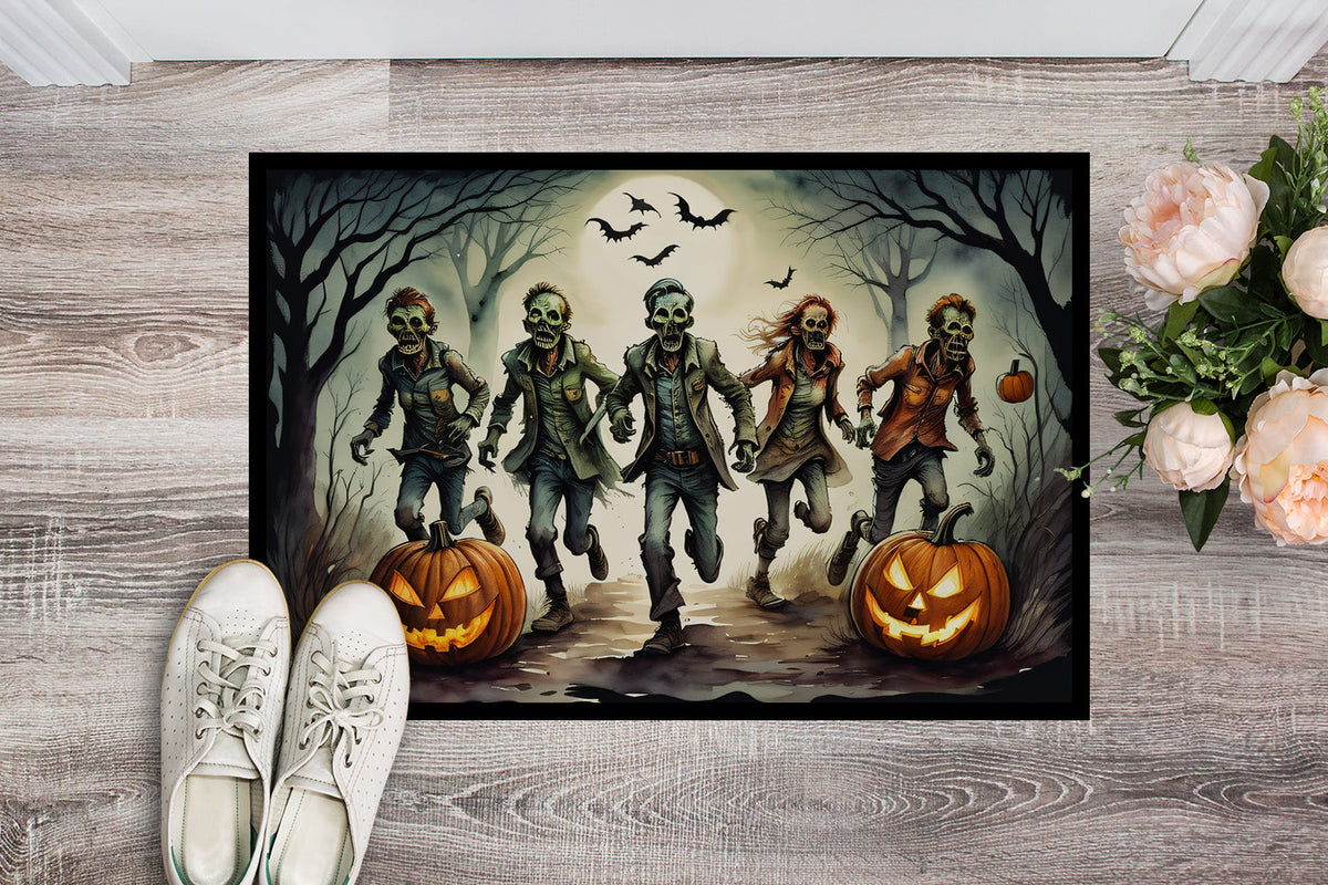 Zombies Spooky Halloween Doormat - Grab & Glow