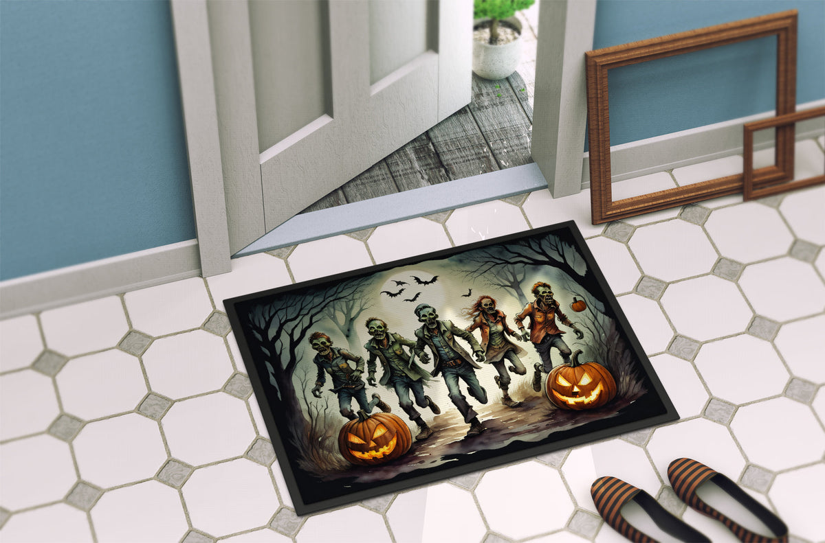 Zombies Spooky Halloween Doormat - Grab & Glow