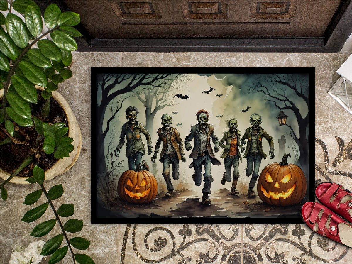 Zombies Spooky Halloween Doormat - Grab & Glow