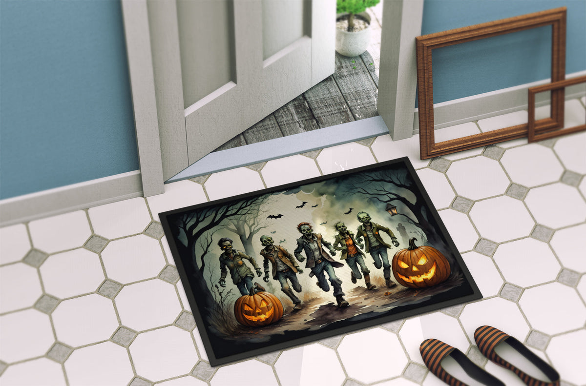 Zombies Spooky Halloween Doormat - Grab & Glow