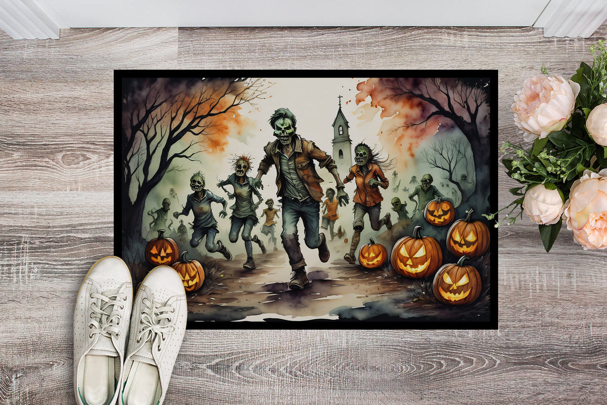 Zombies Spooky Halloween Doormat - Grab & Glow
