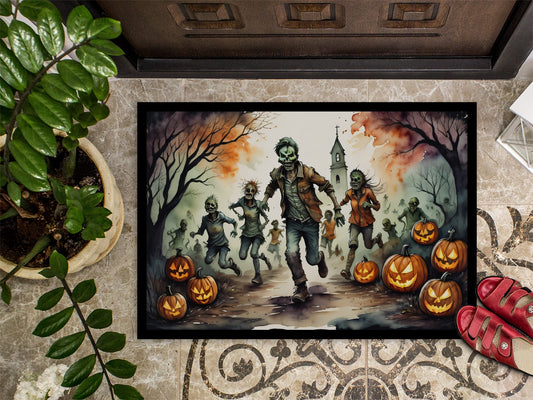 Zombies Spooky Halloween Doormat - Grab & Glow