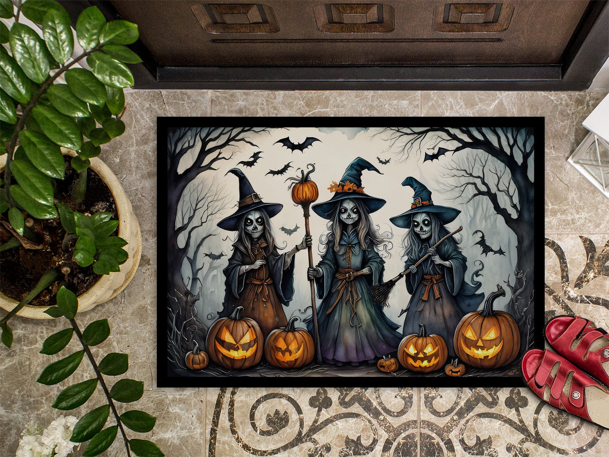 Witches Spooky Halloween Doormat - Grab & Glow
