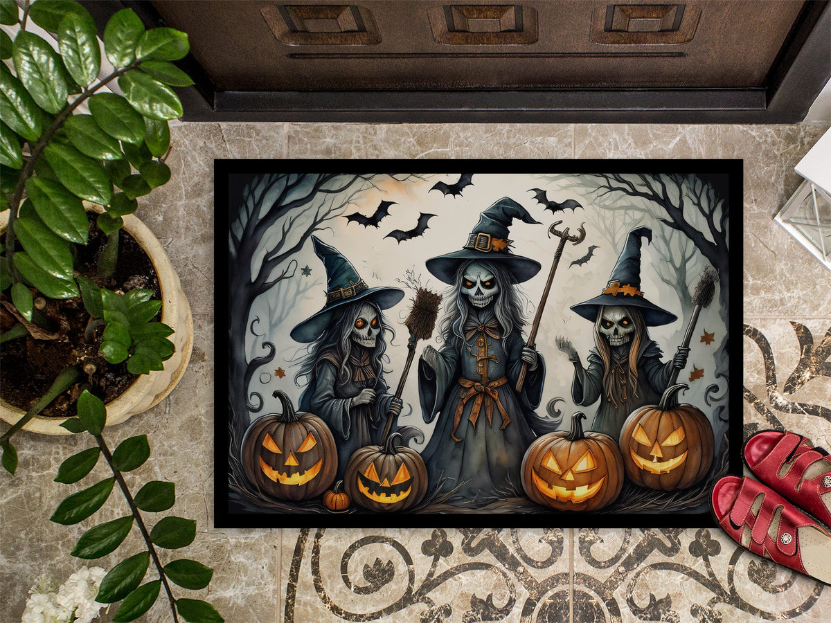 Witches Spooky Halloween Doormat - Grab & Glow