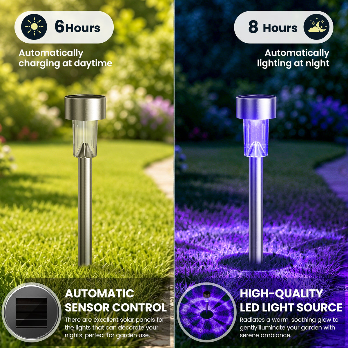GIGALUMI Solar Halloween Lights Outdoor Waterproof Halloween Decor - Grab & Glow