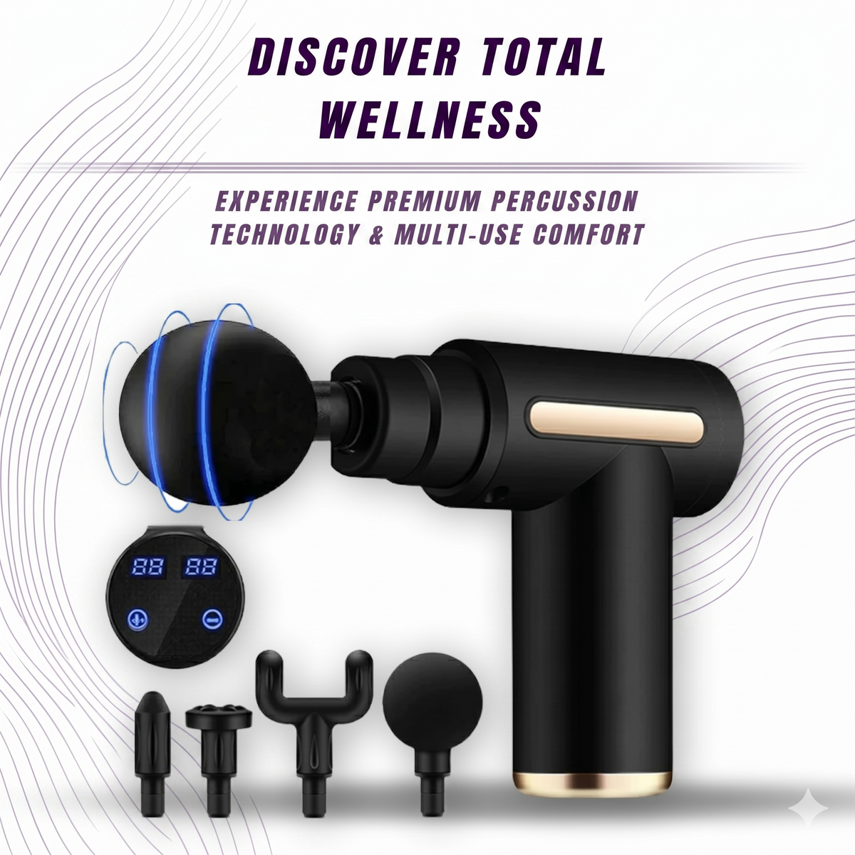 Muscle Massage Gun - Grab & Glow
