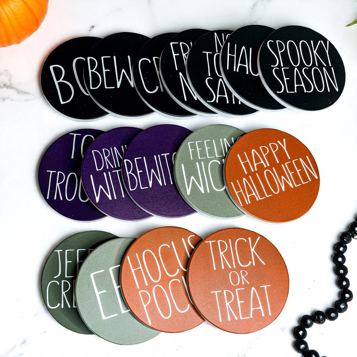 Halloween Coasters - Grab & Glow