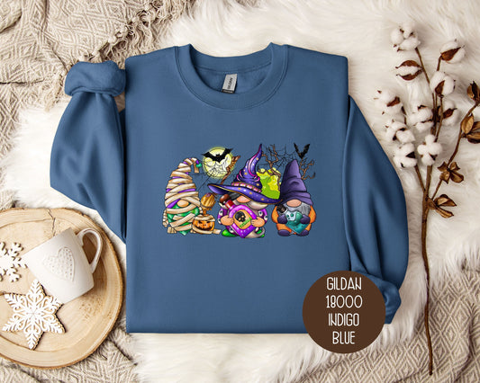 Fall Halloween Gnomes Sweatshirt - Grab & Glow