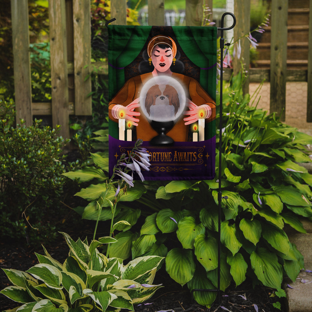 Pekingese Halloween Garden Flag - Grab & Glow