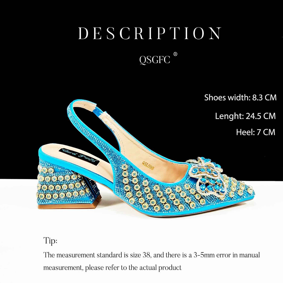 Cross-border Pointed Toe Women's Shoe Bag suit Diamond Chain Decoration Gift Box-shaped Clutch Bag Fashionable Exquisite Bow - Grab & Glow