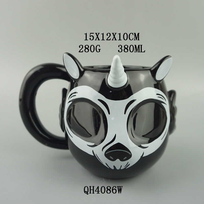 Ceramic Unicorn Halloween Mug - Grab & Glow