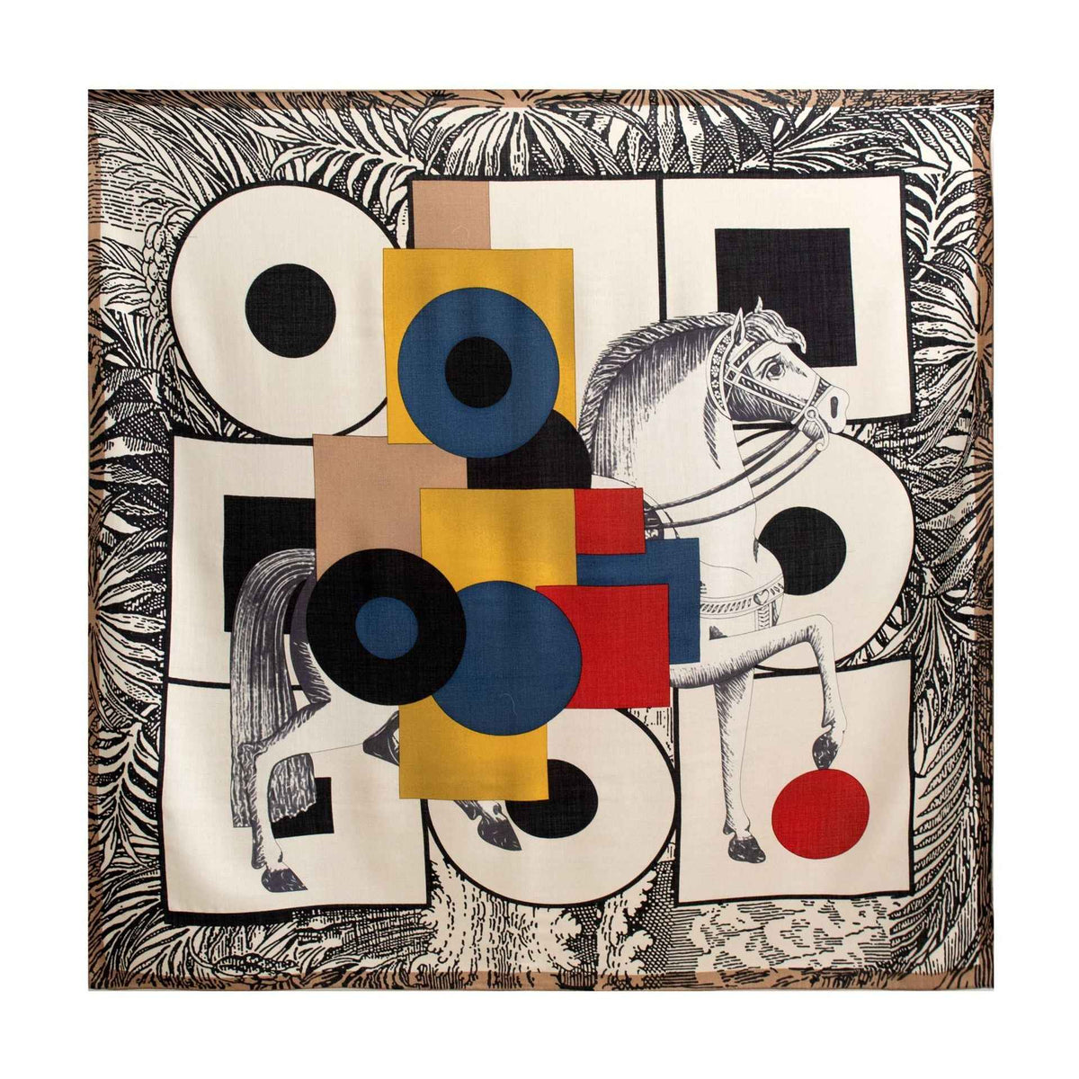 New Style Women's Silk Wool Scarf, Retro Printed Square Scarf, Sun Protection and Warm Neck Scarf, Dual-Use Decorative Scarf - Grab & Glow