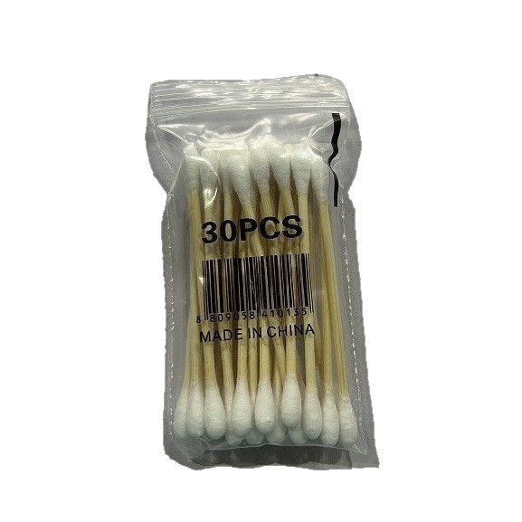 Cotton Swabs Double-Ended Boxed Bagged Disposable Cotton Swabs for Makeup Ear Removal Household Pointed Round Bamboo Swabs Cotton Balls - Grab & Glow