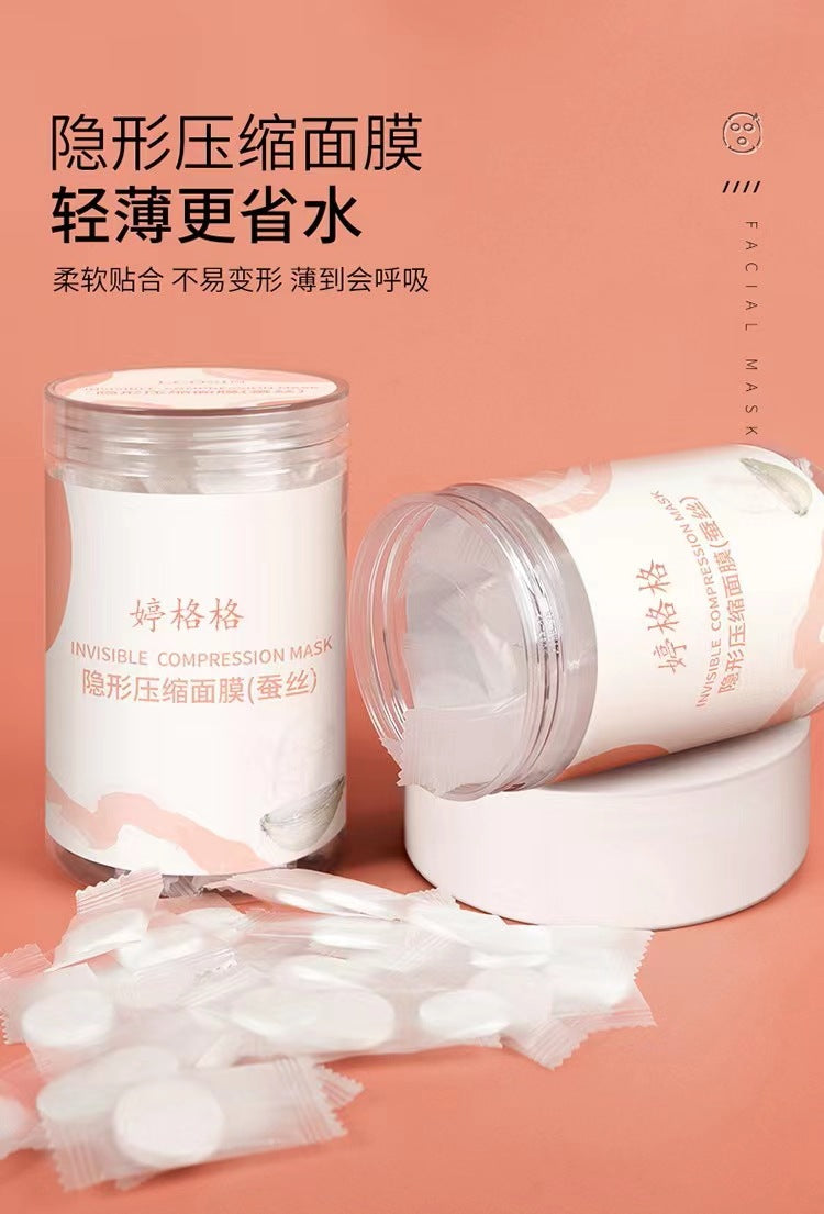 Compressed Mask Disposable Moisturizing Mask Paper Tencel Compressed Mask Buckle Beauty Salon Wet Application Special for Spa - Grab & Glow