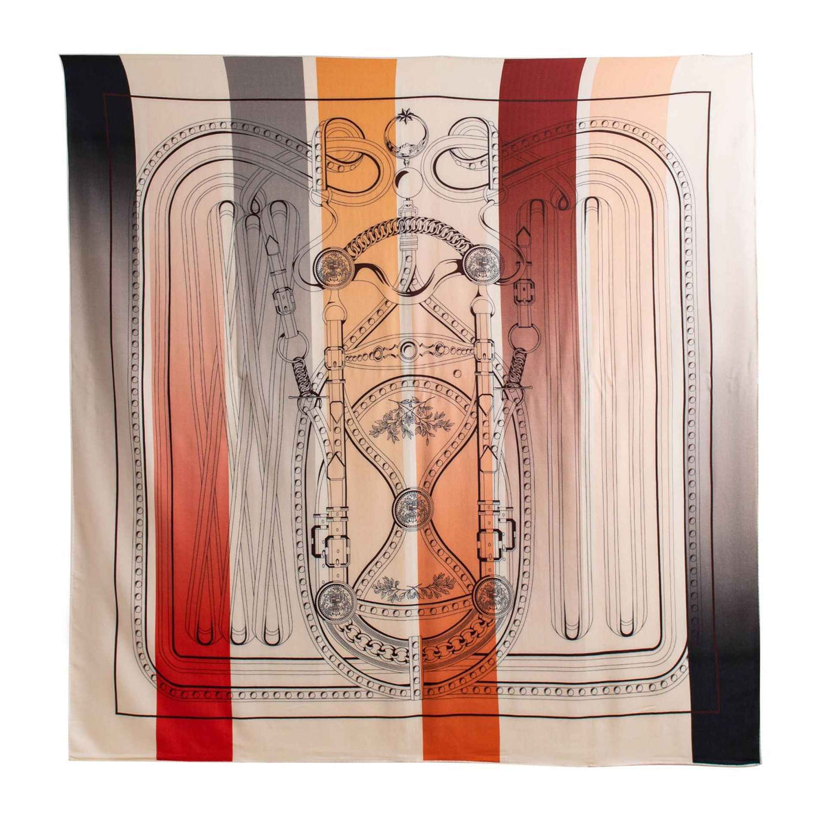 New Style Women's Silk Wool Scarf, Retro Printed Square Scarf, Sun Protection and Warm Neck Scarf, Dual-Use Decorative Scarf - Grab & Glow