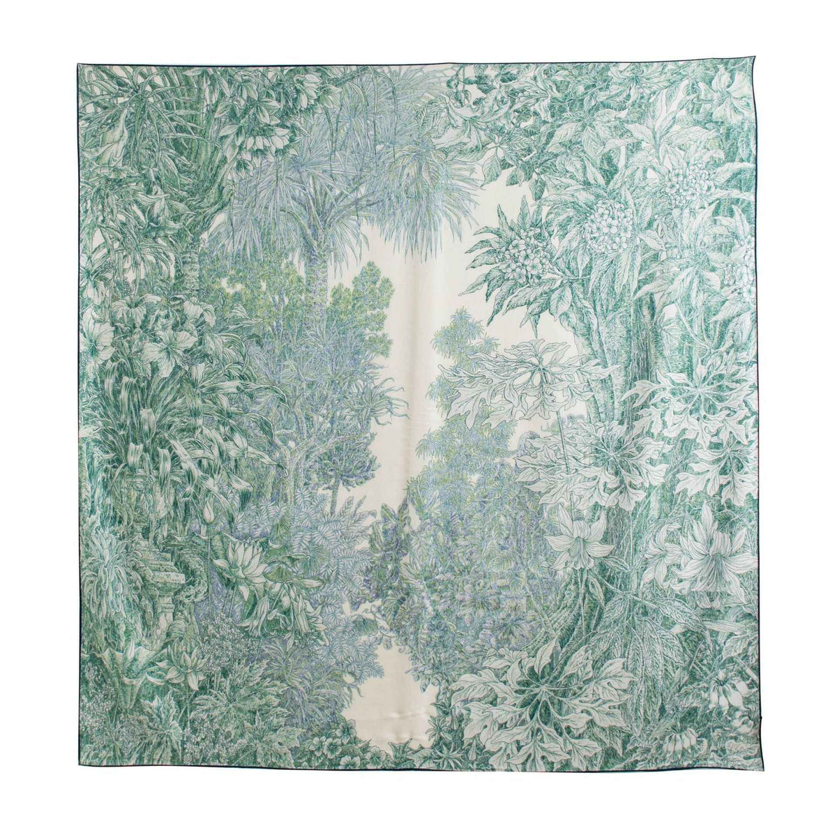 New Style Women's Silk Wool Scarf, Retro Printed Square Scarf, Sun Protection and Warm Neck Scarf, Dual-Use Decorative Scarf - Grab & Glow