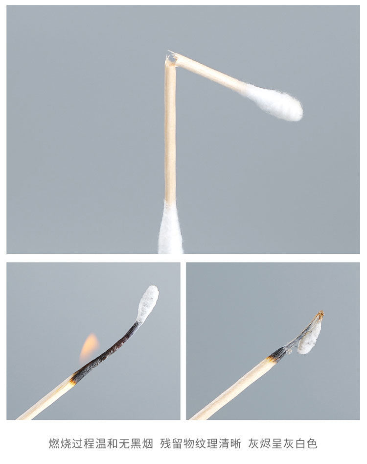 Cotton Swabs Double-Ended Boxed Bagged Disposable Cotton Swabs for Makeup Ear Removal Household Pointed Round Bamboo Swabs Cotton Balls - Grab & Glow