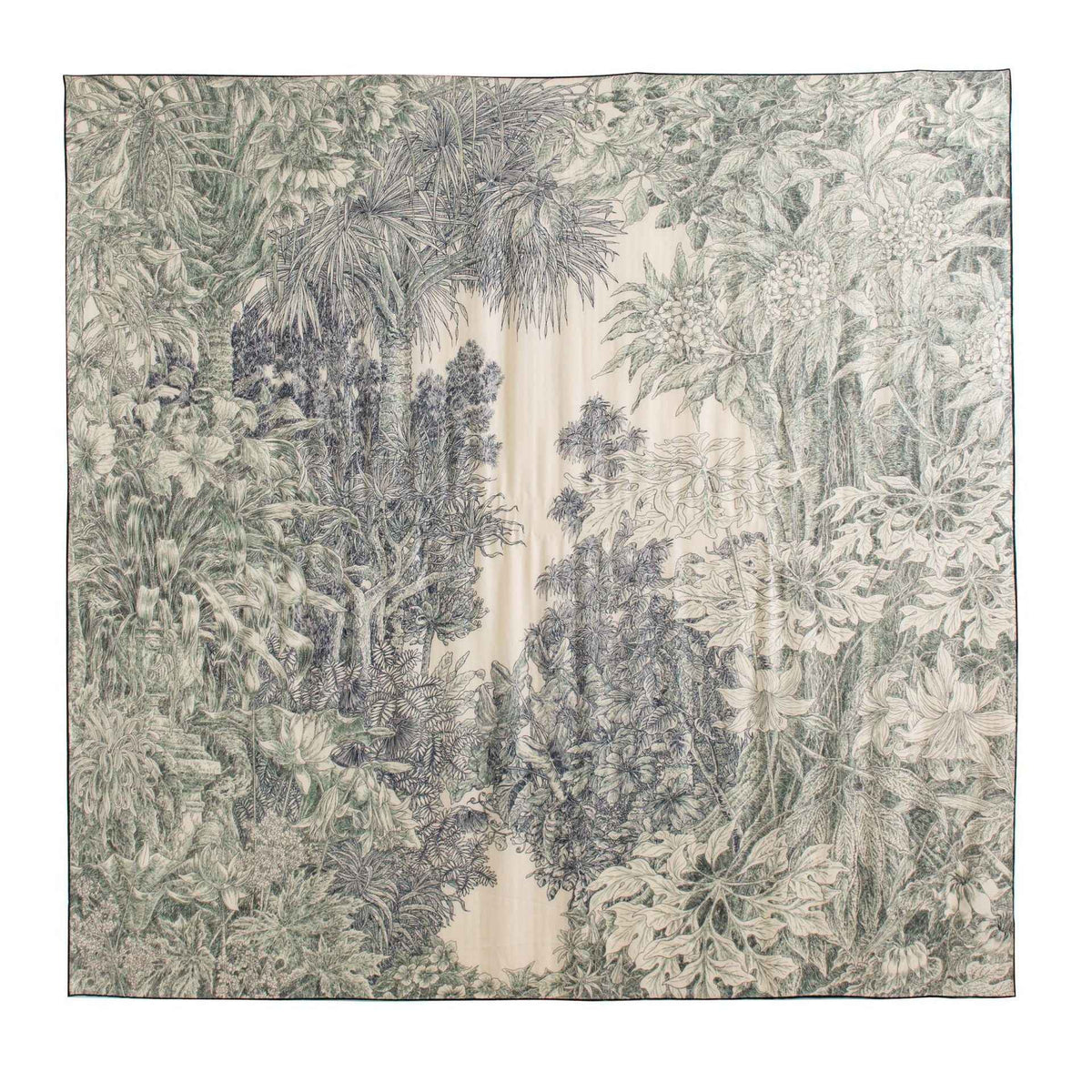 New Style Women's Silk Wool Scarf, Retro Printed Square Scarf, Sun Protection and Warm Neck Scarf, Dual-Use Decorative Scarf - Grab & Glow