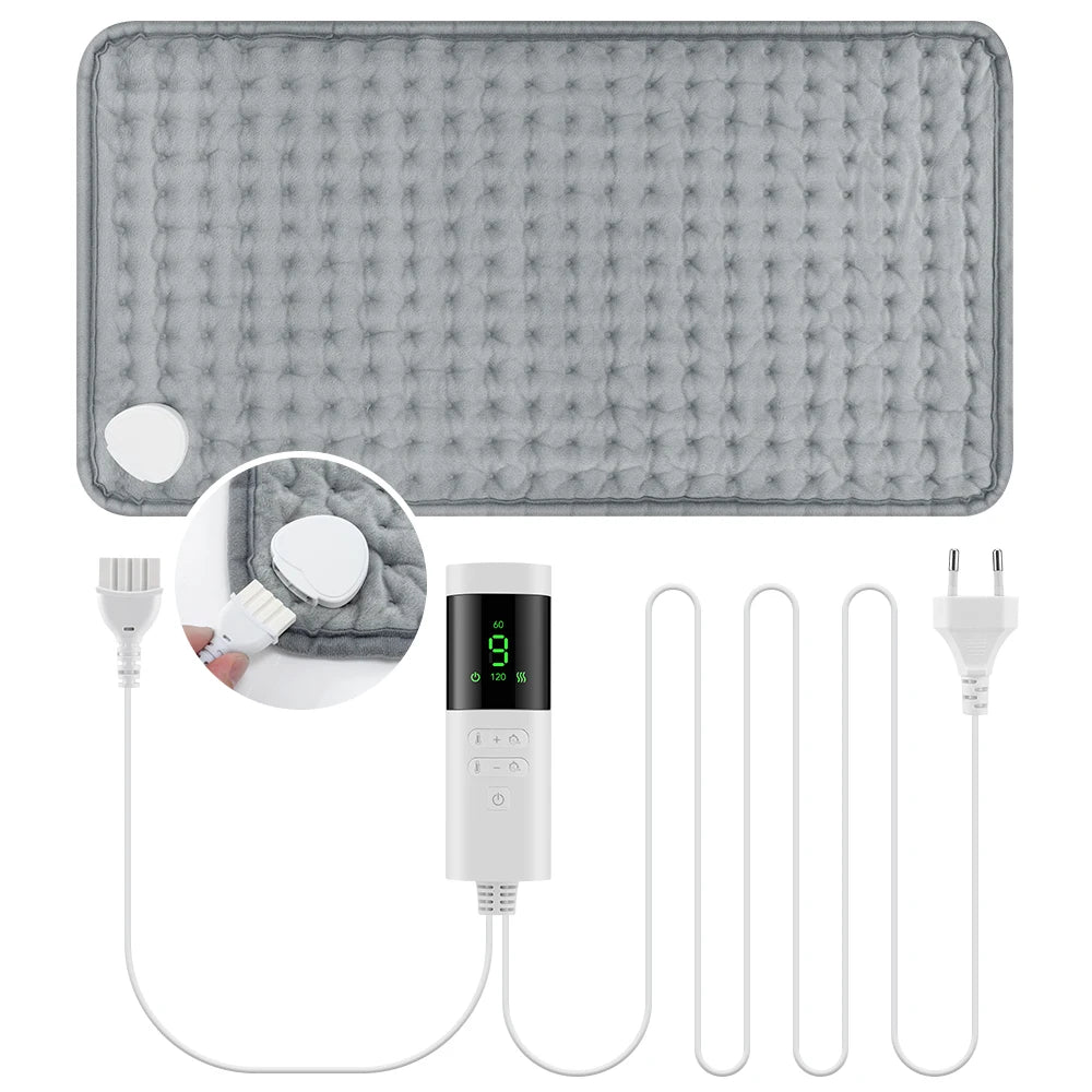 Electric Heating Pad Winter Warm For Bed Blankets Office Home Foot Hand Warmer Sheet Camping Heater 110V 220V Washable 60*30CM by Grab & Glow
